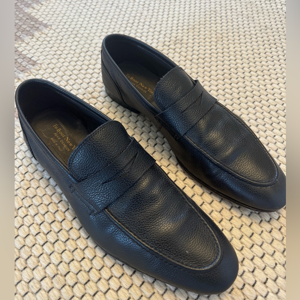 To boot New York black dress loafers men size 13